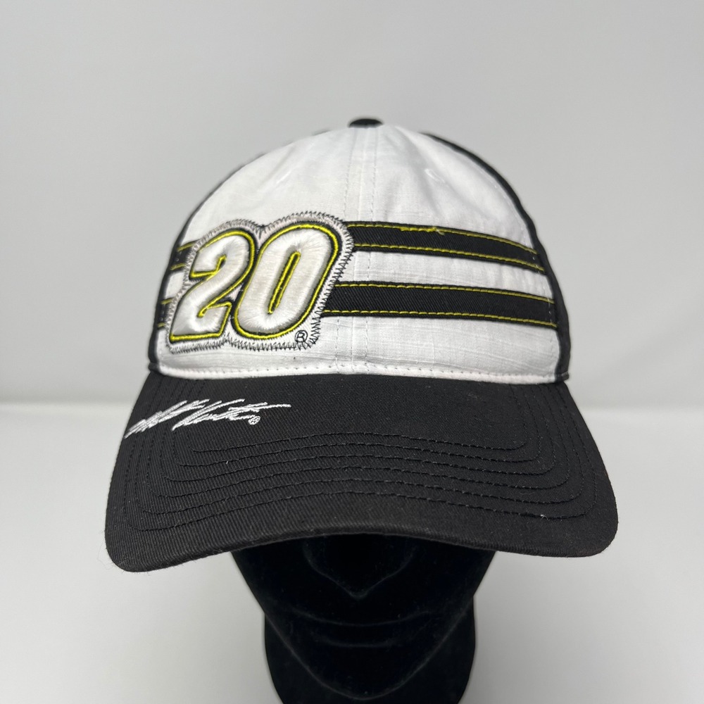 Chase Authentics NASCAR Matt Kenseth‎ 20 OSFA Black White Joe Gibbs Racing Cap